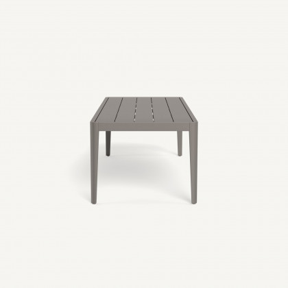 Harbour Hamilton Dining Table 102" - Aluminum Taupe