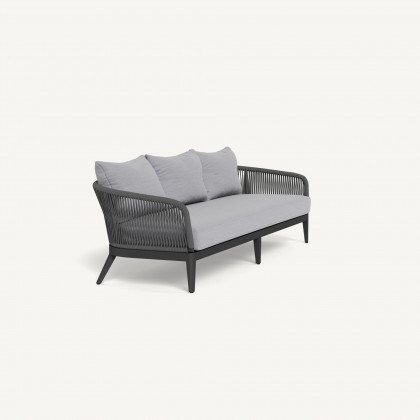 Harbour Hamilton 3 Seat Sofa - Aluminum Asteroid, Panama Cloud