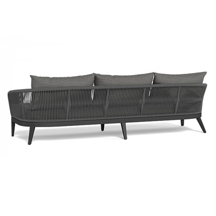 Harbour Hamilton 3 Seat Sofa - Aluminum Taupe, Riviera Slate