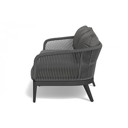 Harbour Hamilton 3 Seat Sofa - Aluminum Taupe, Riviera Slate