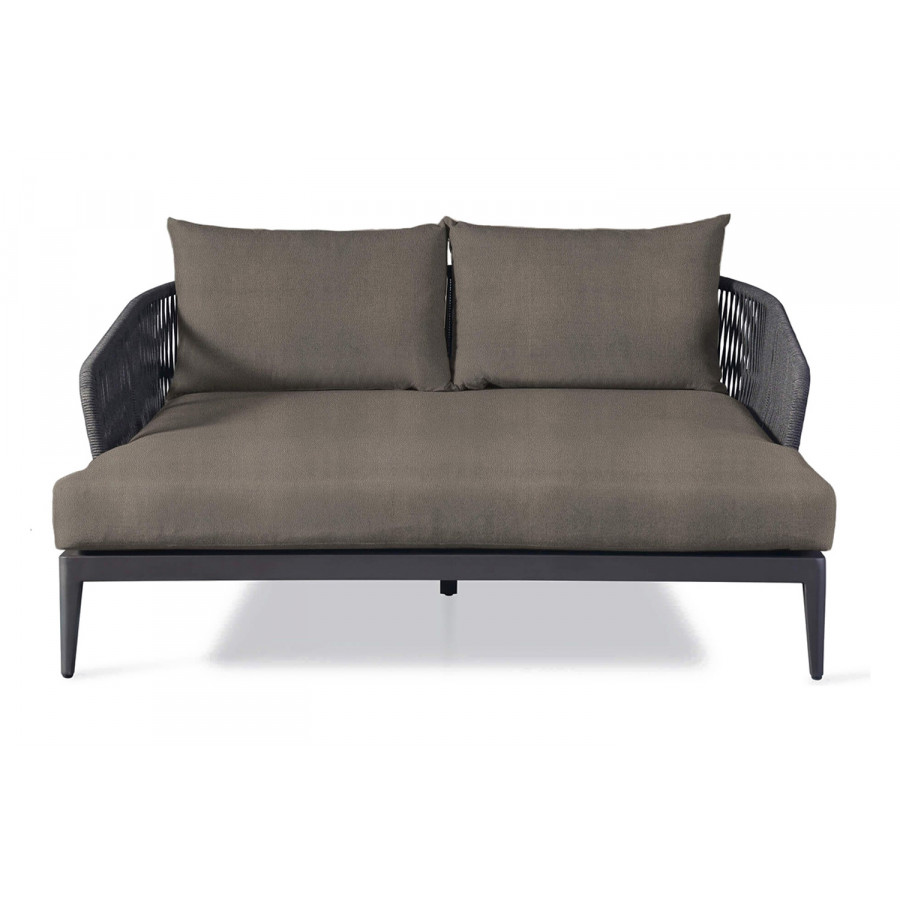 Harbour Hamilton Daybed - Aluminum Asteroid, Riviera Stone