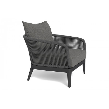 Harbour Hamilton Lounge Chair - Aluminum Taupe, Siesta Taupe