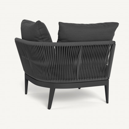 Harbour Hamilton Corner - Aluminum Asteroid / Panama Grafito / Rope Dark Gray