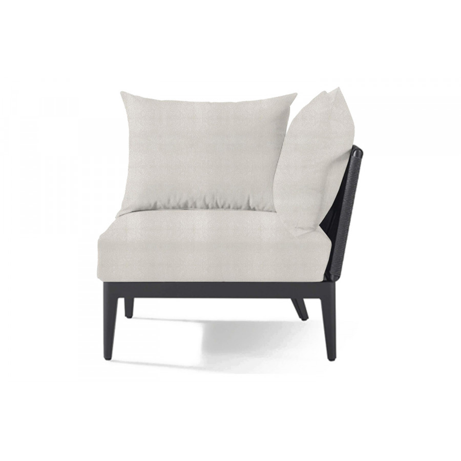 Harbour Hamilton Corner - Aluminum Asteroid, Riviera Ivory