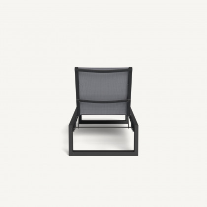 Harbour Hampton Sun Lounge - Aluminum Asteroid / Batyline Silver
