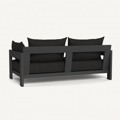 Harbour Hampton 2 Seat Sofa - Aluminum Asteroid / Copacabana Midnight / Batyline Silver