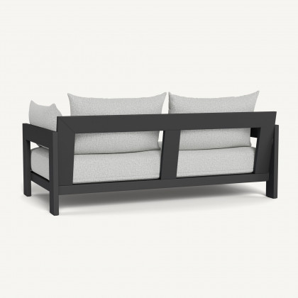 Harbour Hampton 2 Seat Sofa - Aluminum Asteroid / Copacabana Sand / Batyline Silver