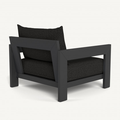 Harbour Hampton Lounge Chair - Aluminum Asteroid / Copacabana Midnight / Batyline Silver