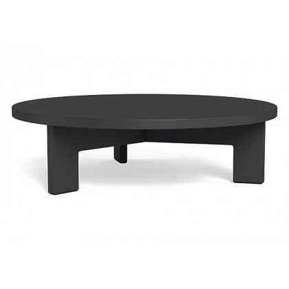 Harbour Hampton Round Coffee Table - Aluminum Asteroid