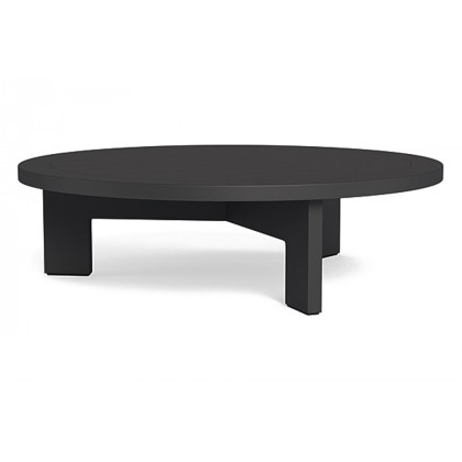 Harbour Hampton Round Coffee Table - Aluminum Asteroid