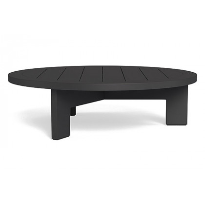 Harbour Hampton Round Coffee Table - Aluminum Asteroid