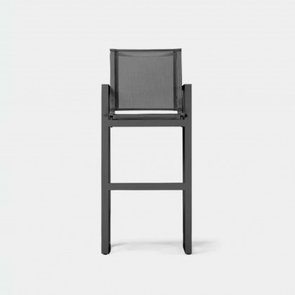 Harbour Hayman Aluminum Counter Stool - Aluminum Asteroid / Batyline Silver