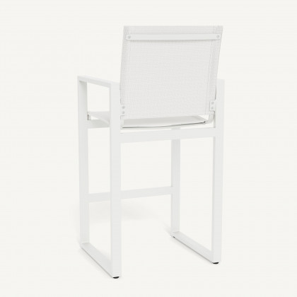 Harbour Hayman Aluminum Counter Stool - Aluminum White / Batyline White