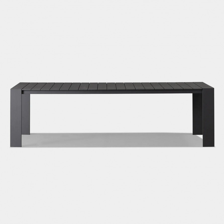 Harbour Hayman Dining Table 106" - Aluminum Asteroid