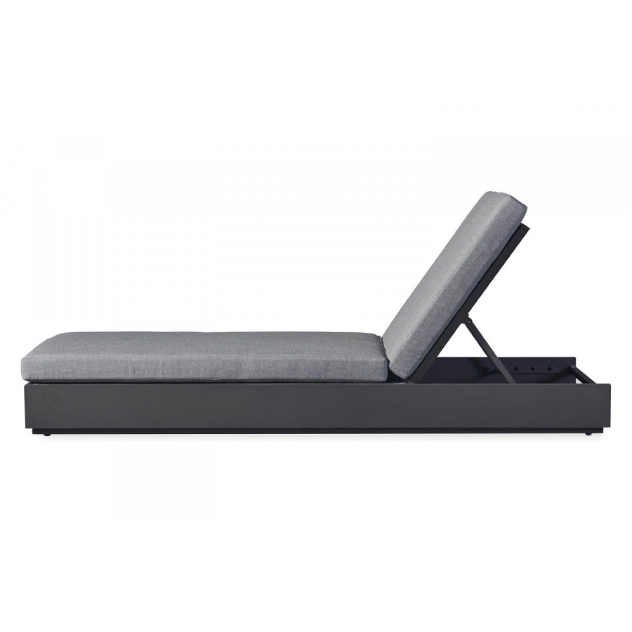 Harbour Hayman Sun Lounge - Aluminum Asteroid, Cast Slate