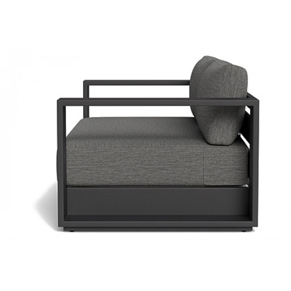 Harbour Hayman 2 Seat Sofa - Aluminum Asteroid, Riviera Sand