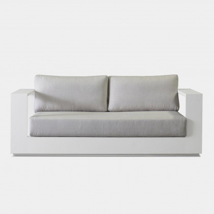Harbour Hayman 2 Seat Sofa - Aluminum Asteroid, Siesta Indigo, Batyline Silver
