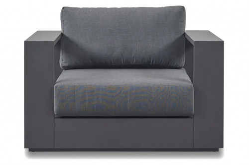 Harbour™ Hayman Lounge Chair - Aluminum Asteroid / Cast Slate