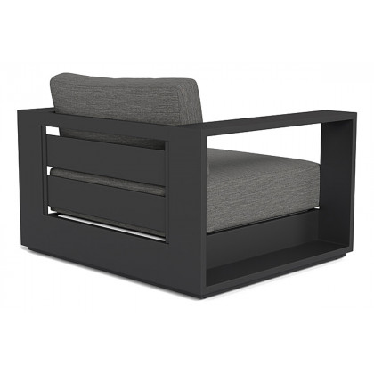 Harbour Hayman Lounge Chair - Aluminum Asteroid, Siesta Slate