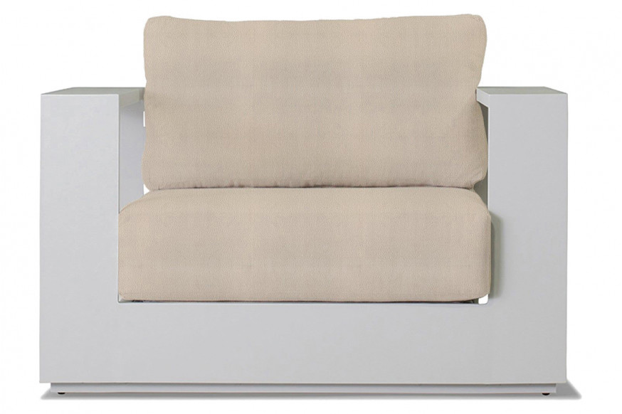 Harbour™ Hayman Lounge Chair - Aluminum White / Riviera Sand