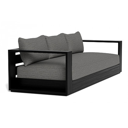 Harbour Hayman Teak 3 Seat Sofa - Teak Natural, Lisos Grafito
