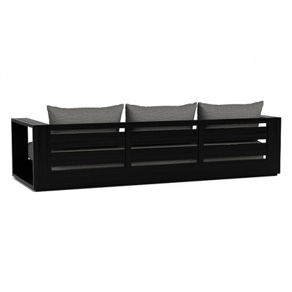 Harbour Hayman Teak 3 Seat Sofa - Teak Natural, Lisos Grafito