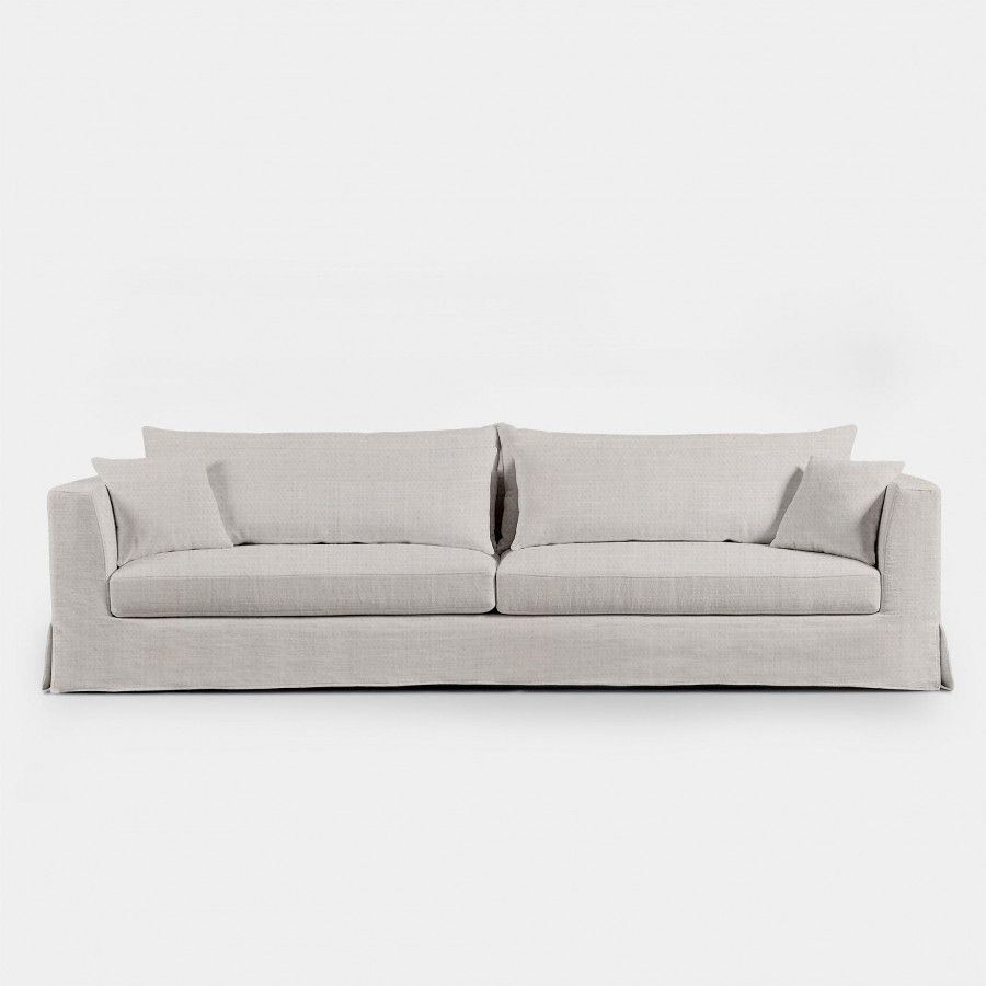 Harbour Kos 3.5 Seat Sofa - Harbour Belgian Linen Black