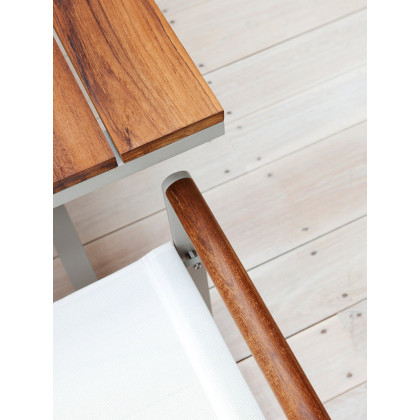 Harbour Lca Dining Chair - Aluminum Asteroid / Batyline Silver