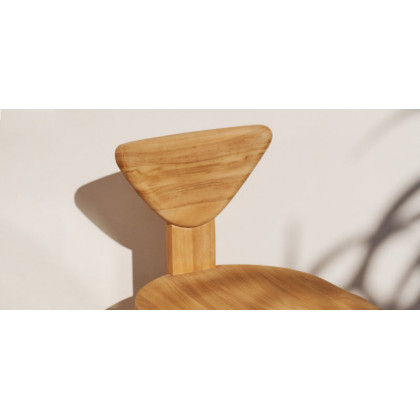 Harbour Lennon Counter Stool in Teak Natural