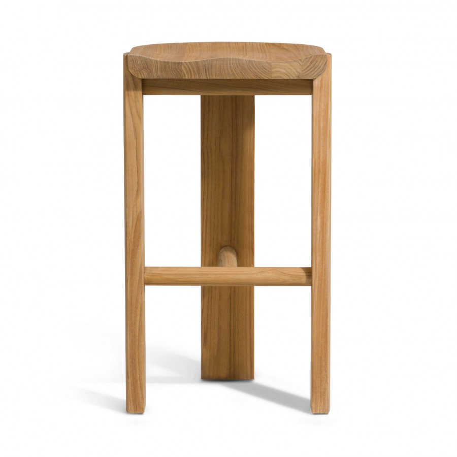 Harbour Lennon Bar Stool in Teak Natural