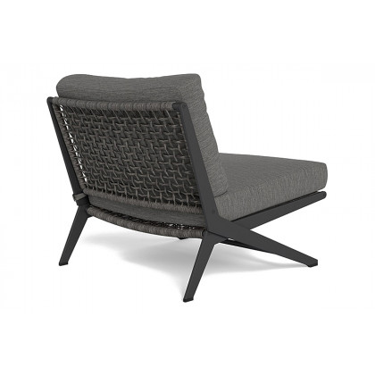 Harbour Loop Easy Chair - Aluminum Asteroid, Riviera Ivory