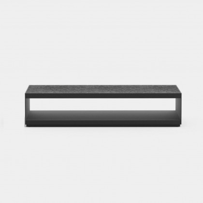 Harbour Macquarie Coffee Table - Aluminum Asteroid / Granite Black