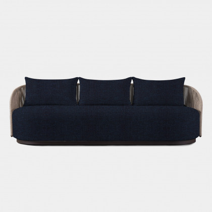 Harbour Milan 3 Seat Sofa - Aluminum Bronze, Riviera Slate, Twisted Rope Dune