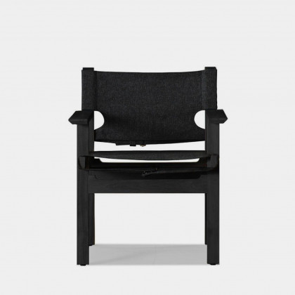 Harbour Mlb Teak Dining Chair - Teak Charcoal / Copacabana Midnight