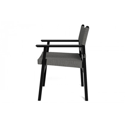 Harbour Mlb Dining Chair - Teak Charcoal, Copacabana Midnight