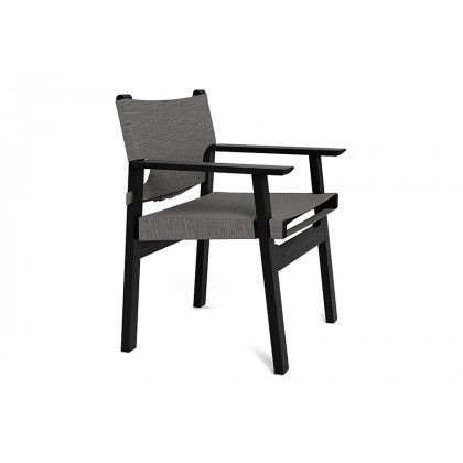 Harbour Mlb Dining Chair - Teak Natural, Copacabana Midnight