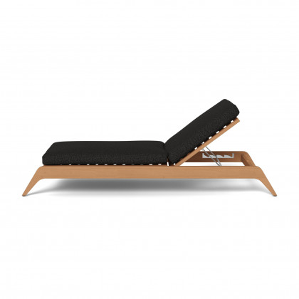 Harbour Mlb Teak Slatted Sun Lounge