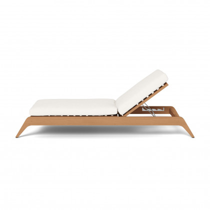 Harbour Mlb Teak Slatted Sun Lounge