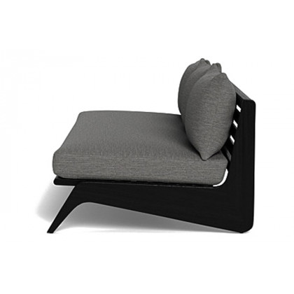 Harbour Mlb Teak 3 Seat Armless Sofa - Teak Natural / Copacabana Sand