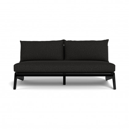 Harbour Mlb Teak 2 Seat Armless Sofa