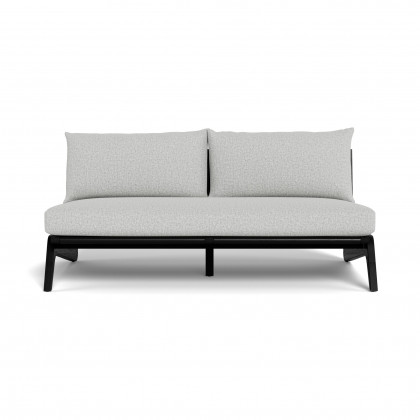 Harbour Mlb Teak 2 Seat Armless Sofa