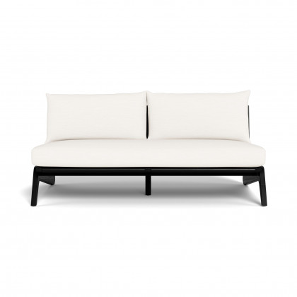 Harbour Mlb Teak 2 Seat Armless Sofa