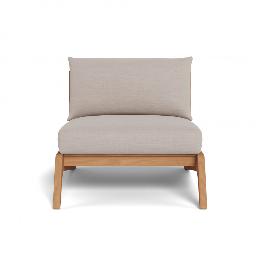 Harbour Mlb Teak Easy Chair - Teak Natural / Panama Marble
