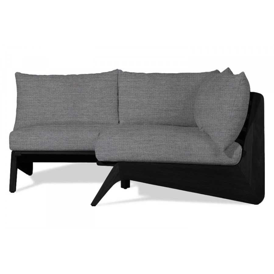 Harbour Mlb Corner - Teak Charcoal, Lisos Piedra