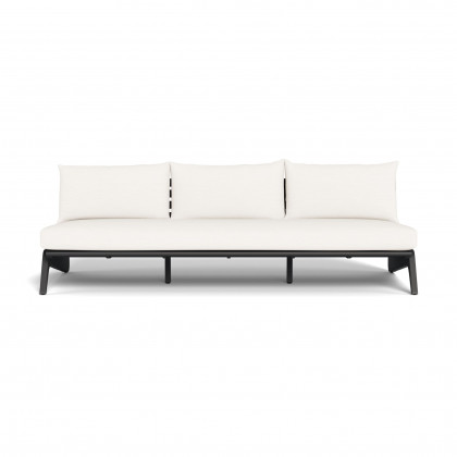Harbour Mlb Aluminum 3 Seat Armless Sofa