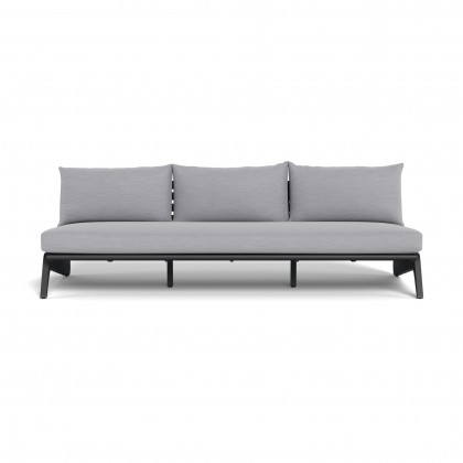 Harbour Mlb Aluminum 3 Seat Armless Sofa