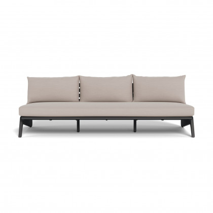 Harbour Mlb Aluminum 3 Seat Armless Sofa