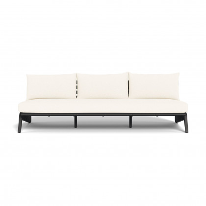 Harbour Mlb Aluminum 3 Seat Armless Sofa