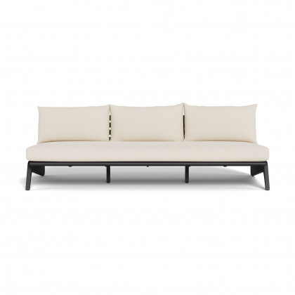 Harbour Mlb Aluminum 3 Seat Armless Sofa
