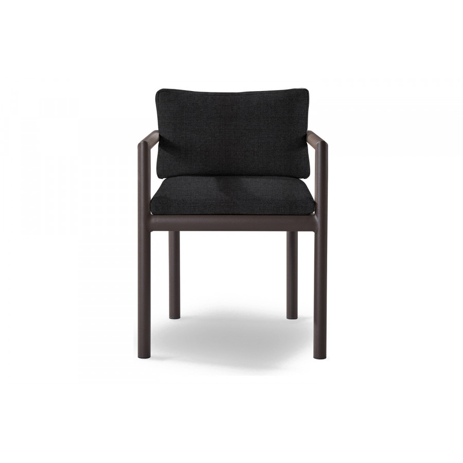 Harbour Moab Dining Chair - Aluminum Bronze, Copacabana Midnight